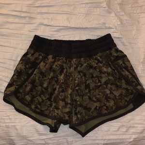 Camo Lululemon shorts